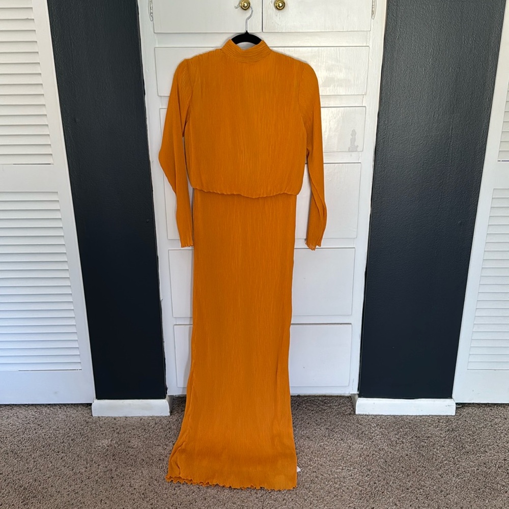 asos long sleeve gown